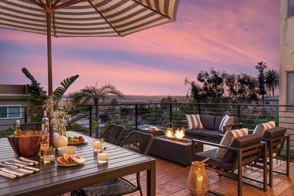 Evening sunsets.