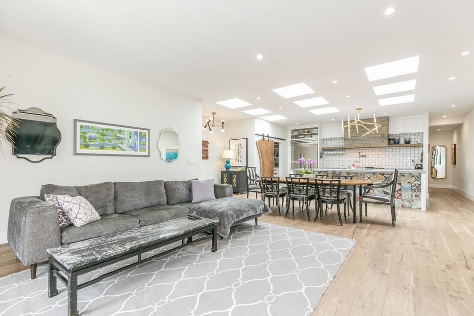 Tons of seating to accommodate large parties comfortably.