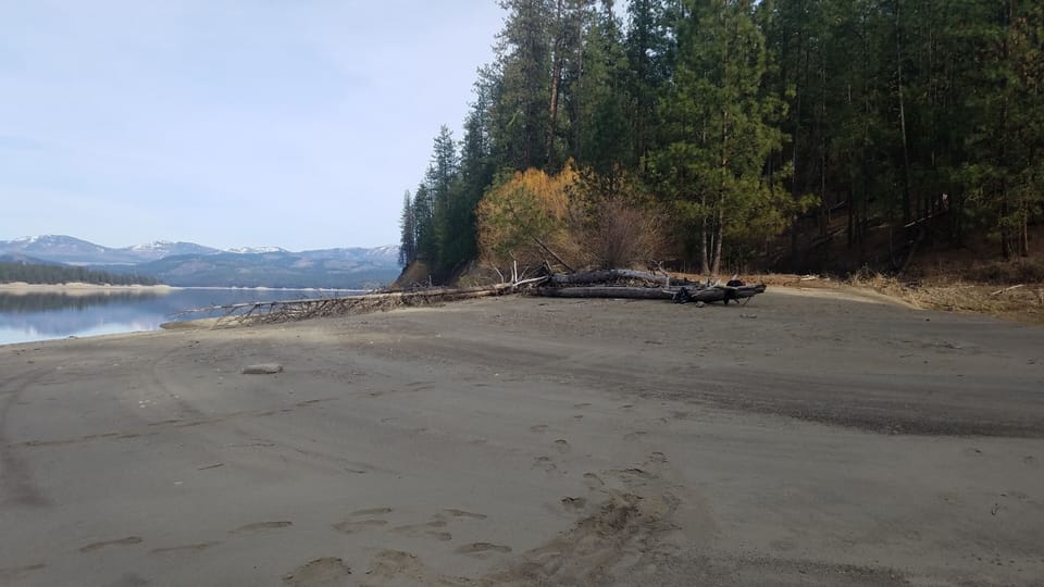 Nearby beach