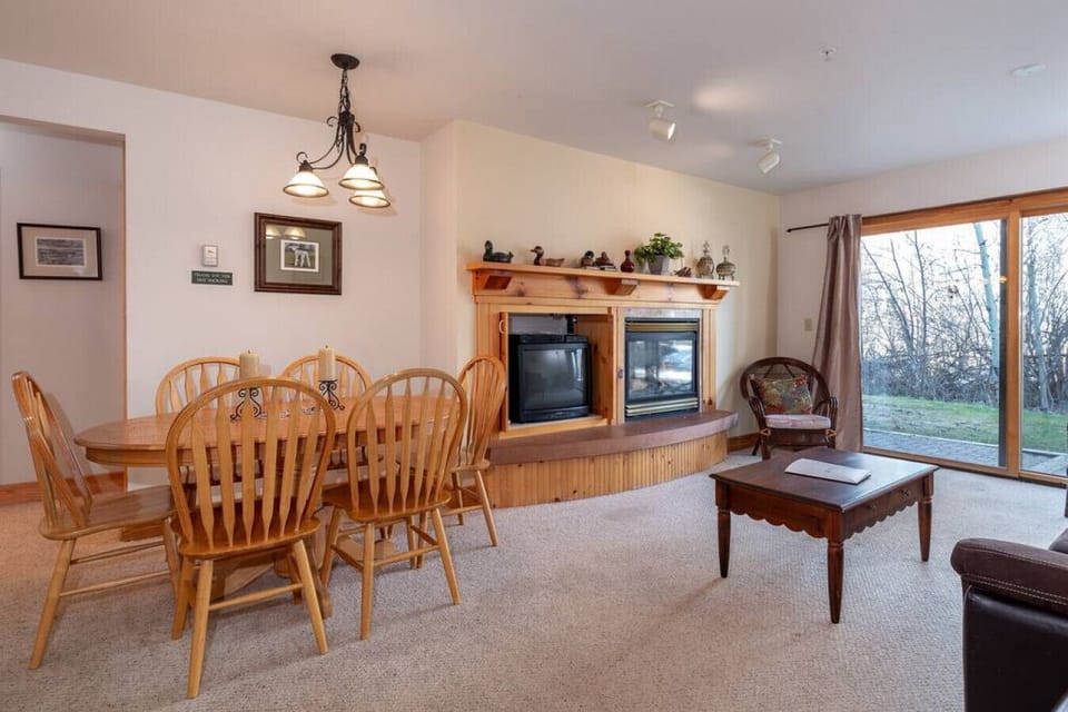 Living Room with Direct TV and propane fireplace