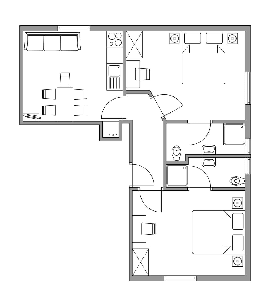 Plan of the apartment