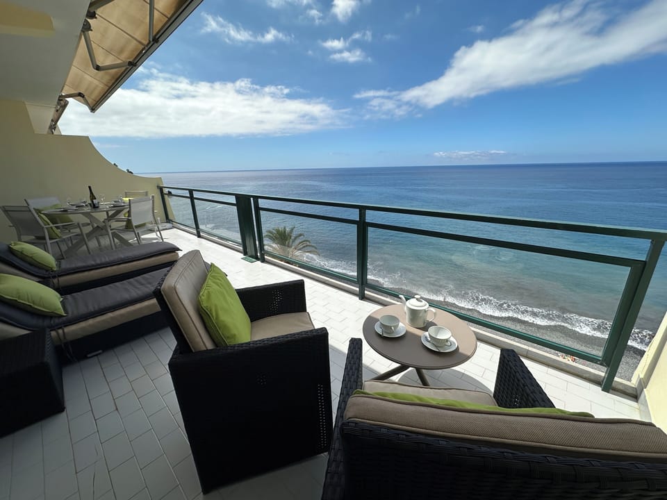 Balcony over the sea