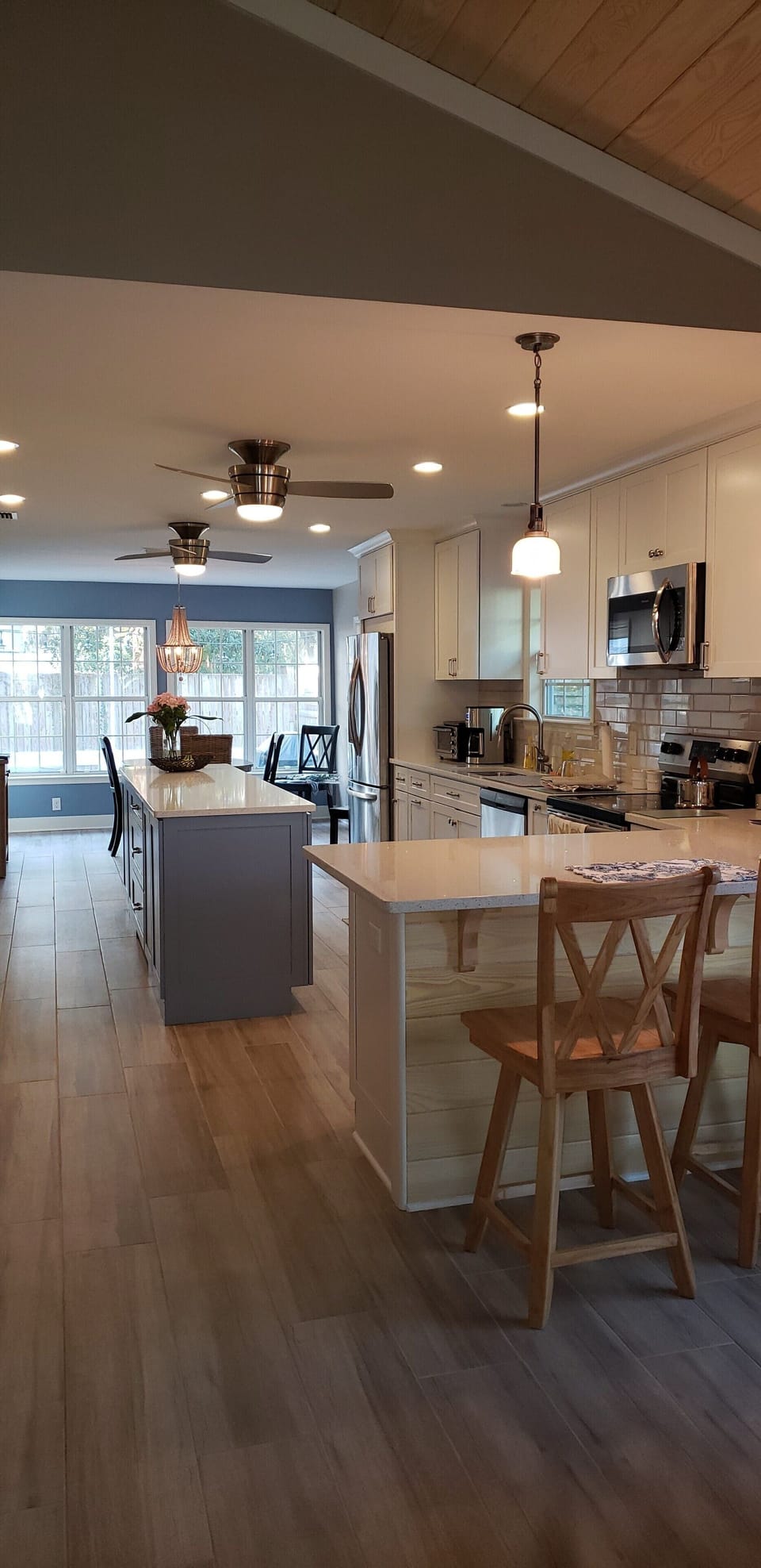 Spacious open kitchen