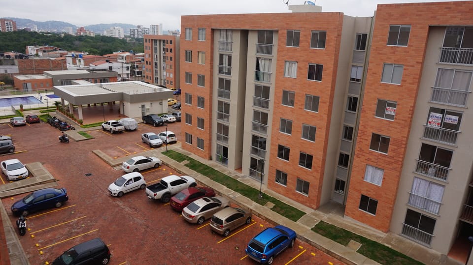 Vista del apartamento hacia el conjunto residencial