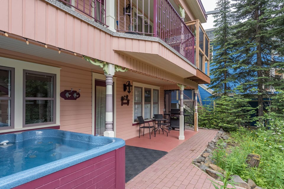 Hot Tub and covered deck