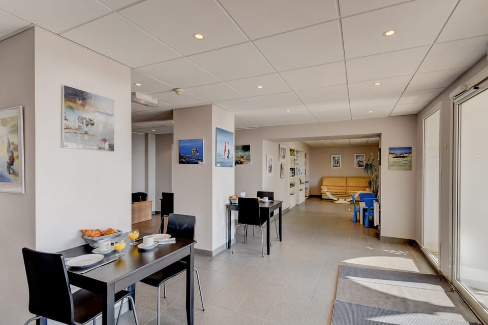 Spend time with family and friends in the communal lounge area.