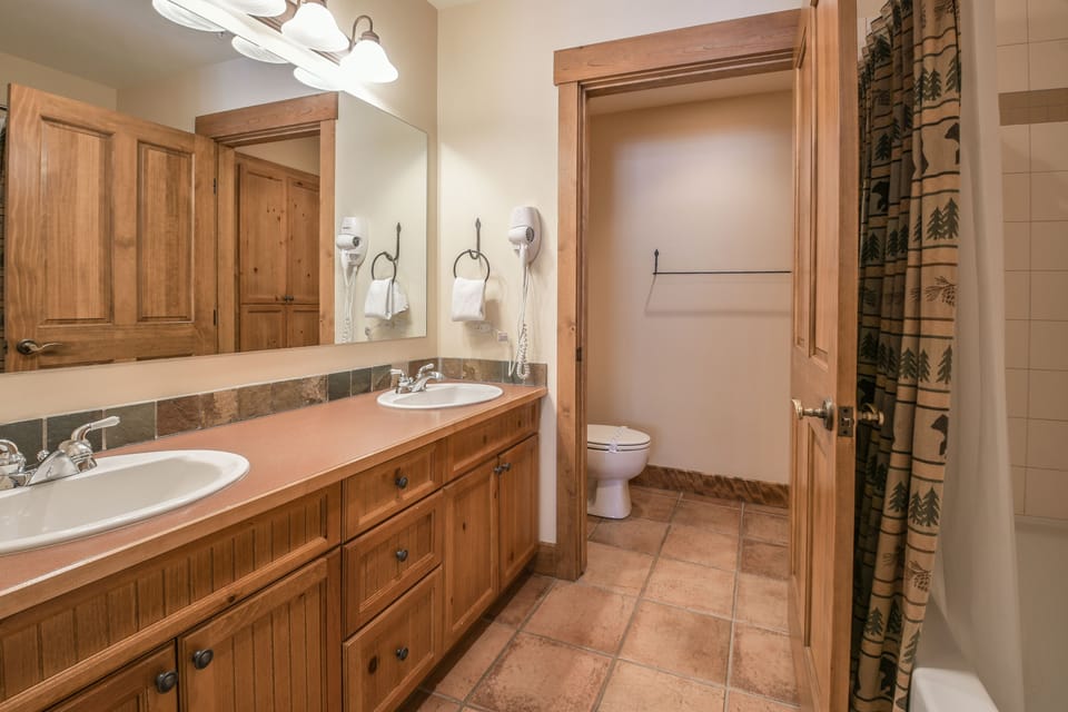 Full Bathroom with dual sinks