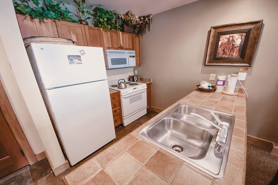 Fully equipped kitchen