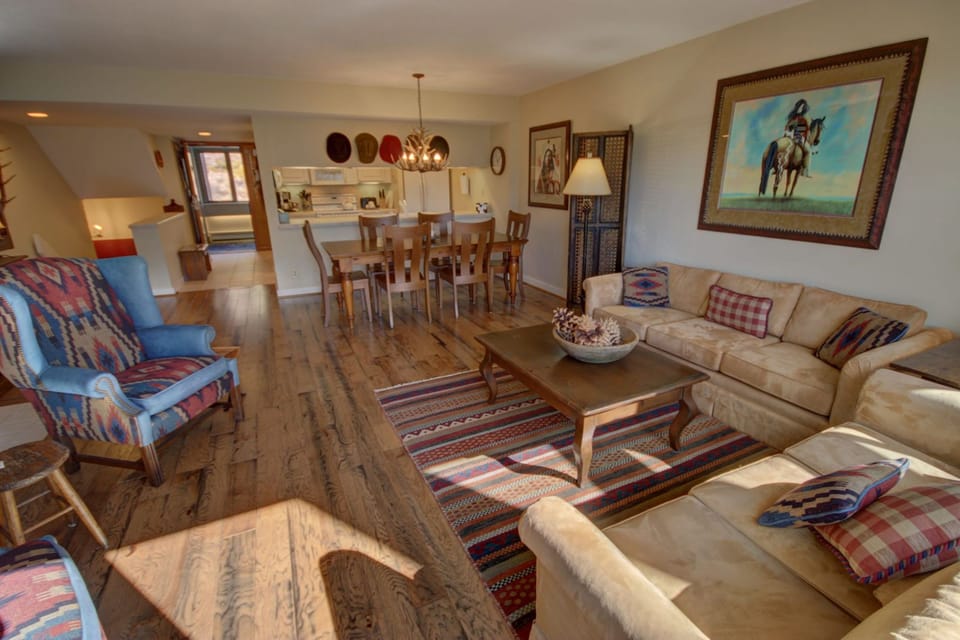 Living room with plenty of space for some family fun
