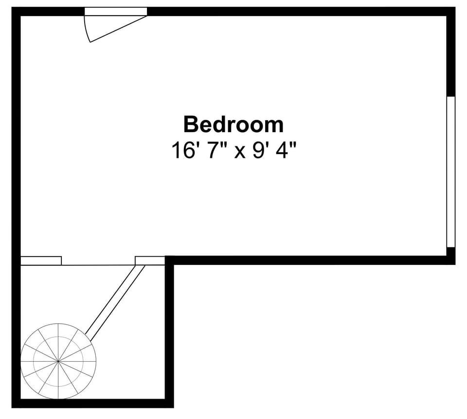 Upstairs bedroom