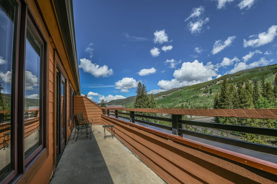 Large, top floor balcony #summer