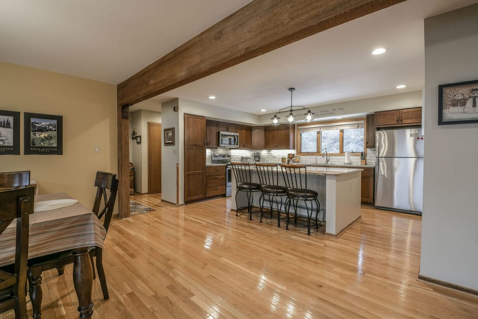 Beautiful hardwood floors