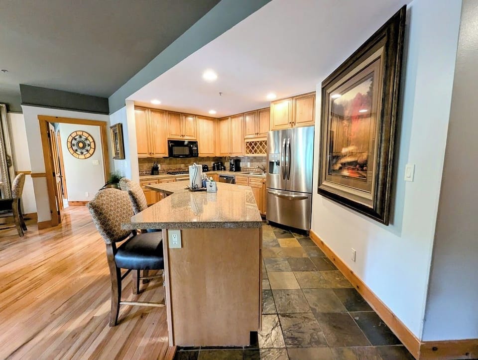 Bright, open kitchen