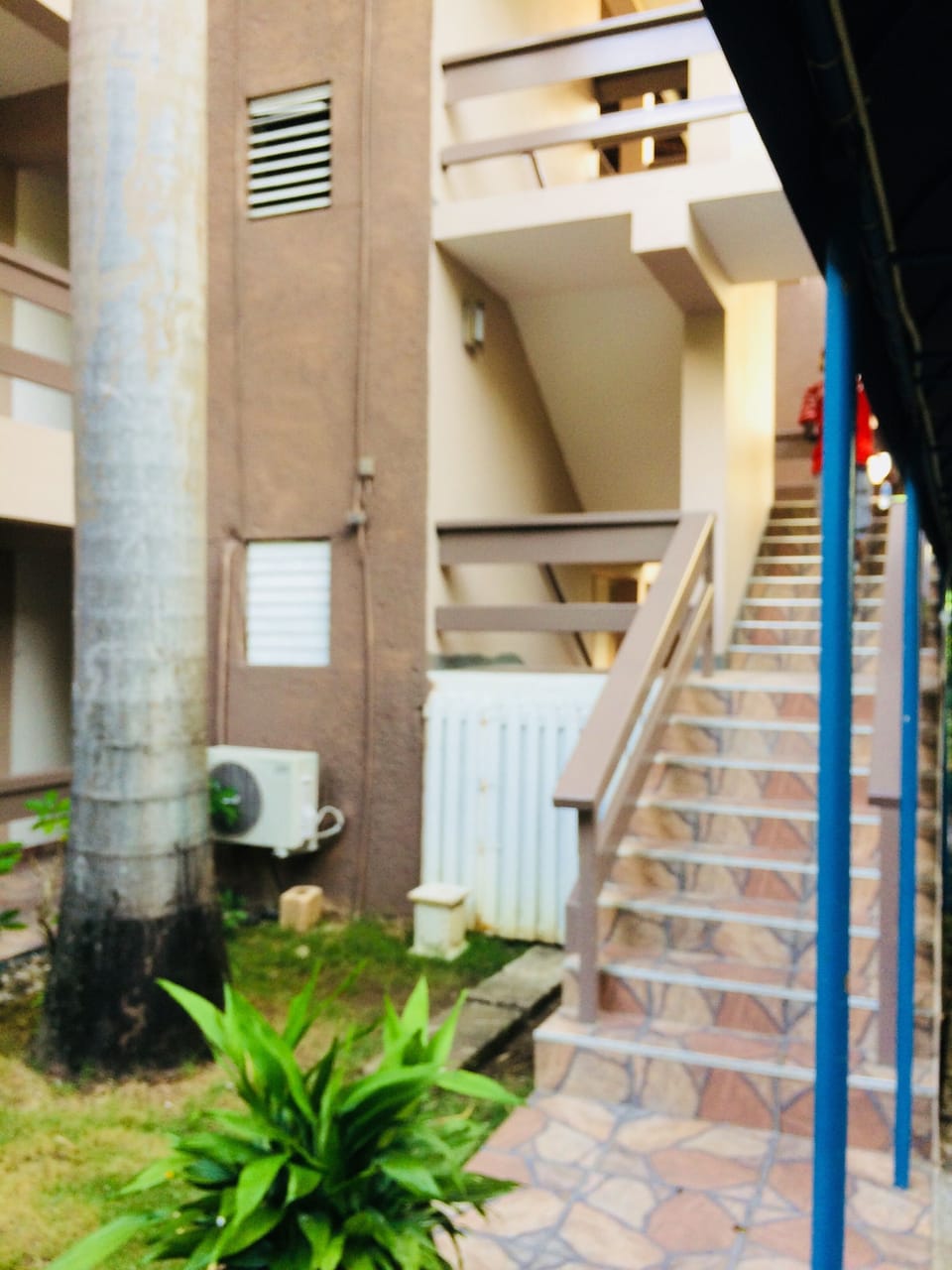 the room is on the second floor of Garden Studio apartment building
