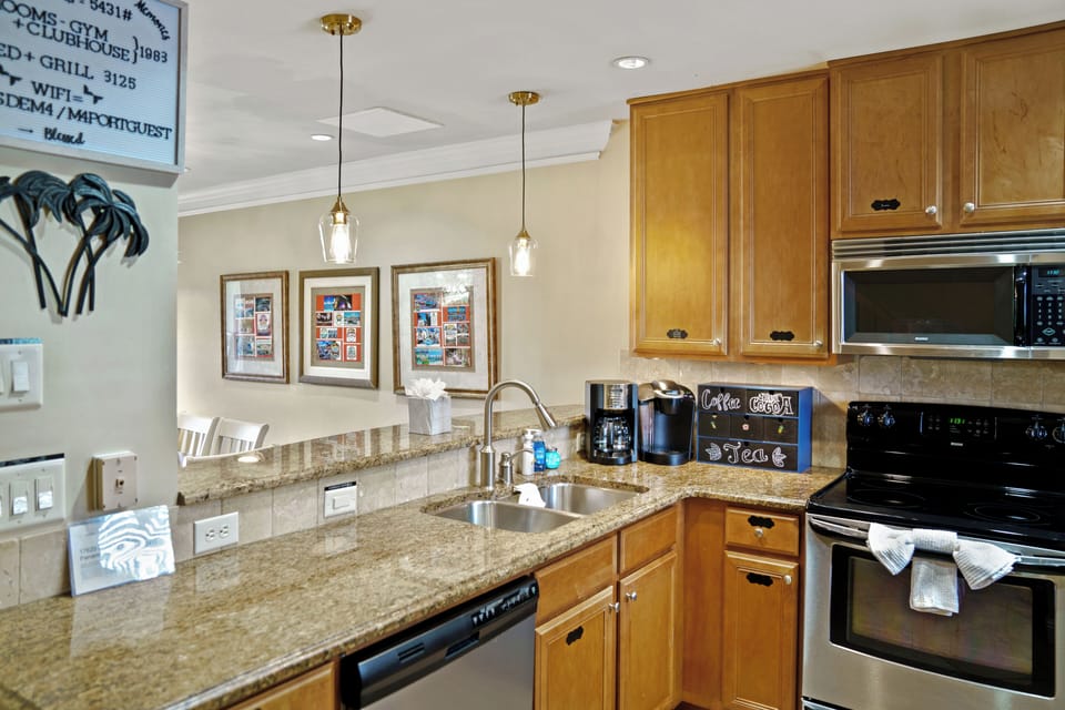 Kitchen with Coffee bar