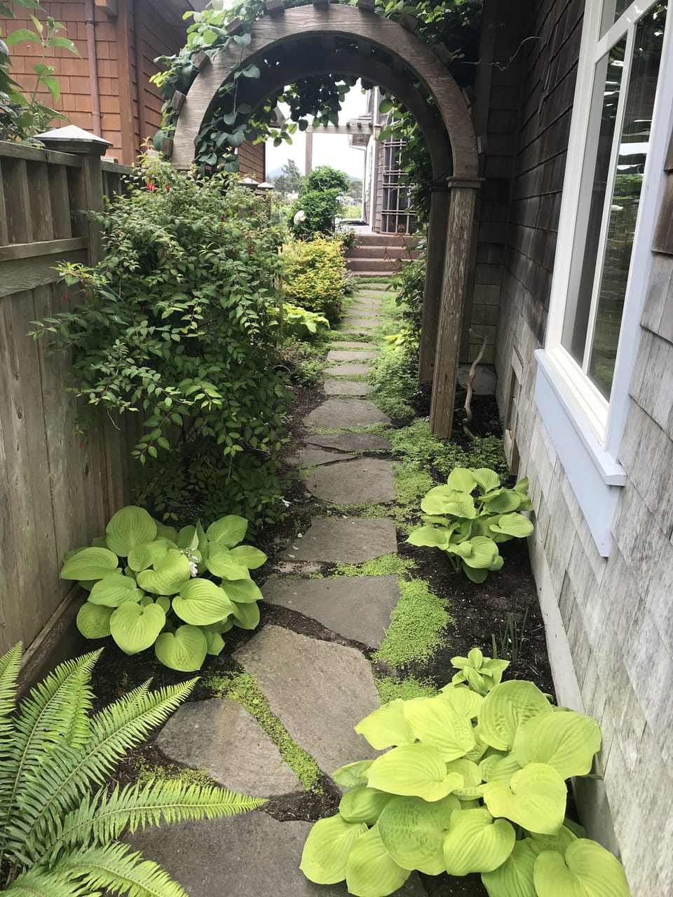 Garden entry way...