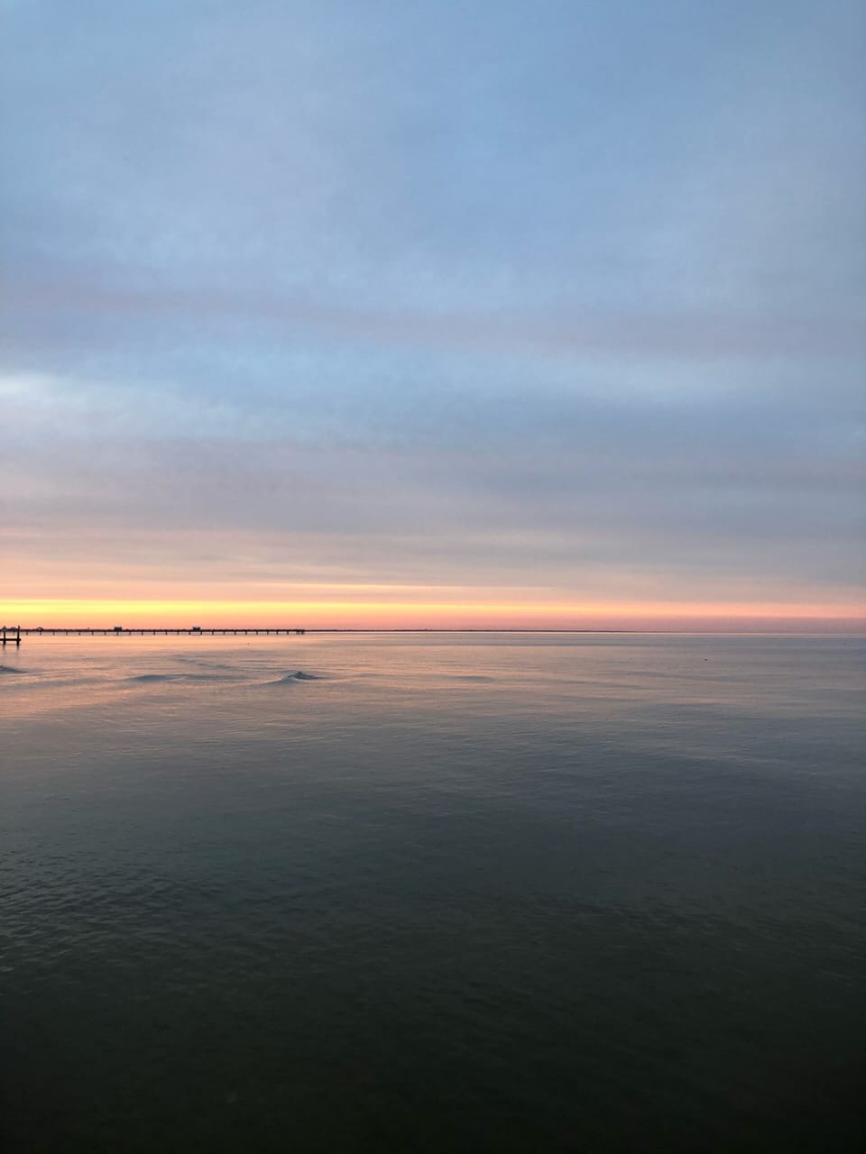 Beautiful sunset on the Chesapeake Bay