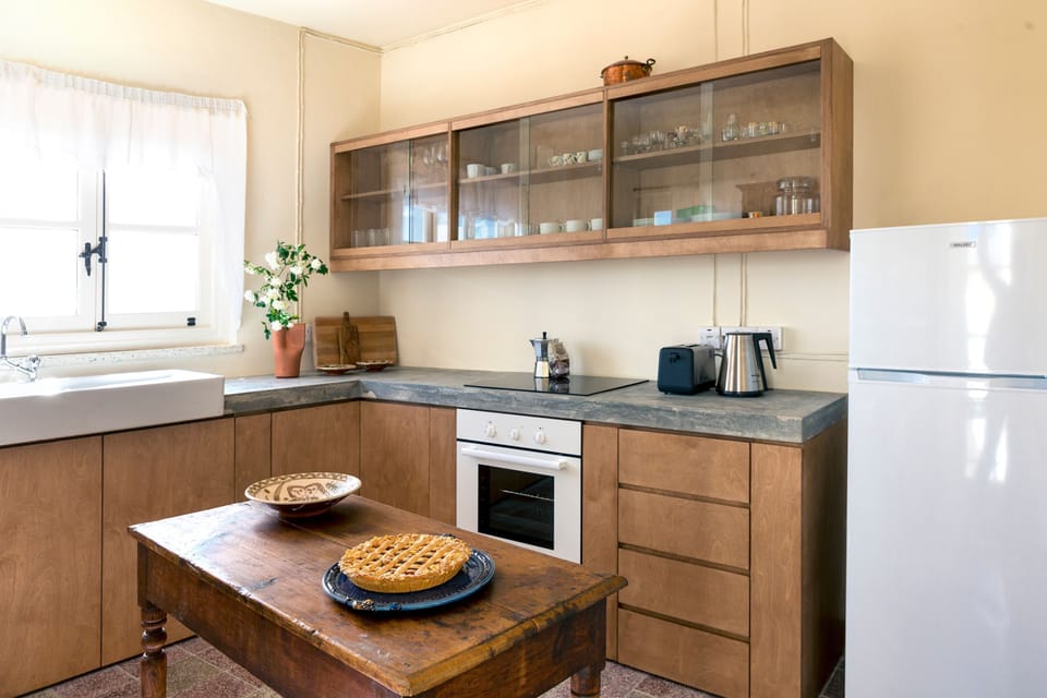 Kitchen with modern amenities