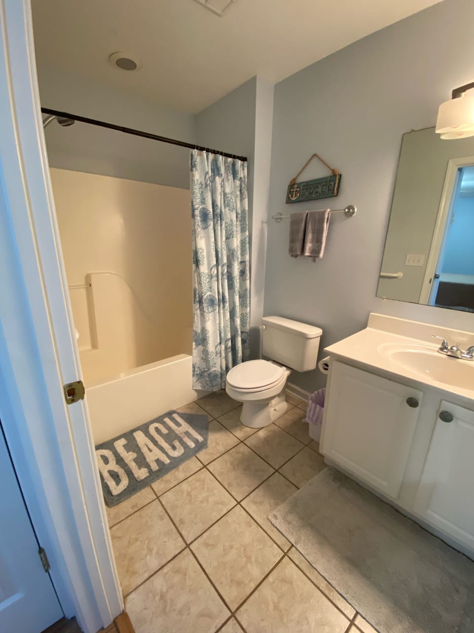 Master bathroom attached