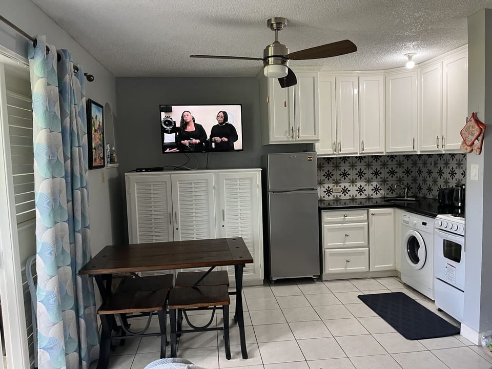 Kitchen and dining area