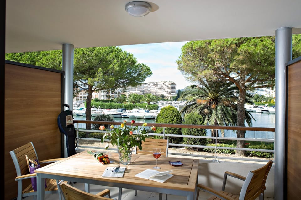 Open the door and step out onto your private balcony or patio - please note views may vary.