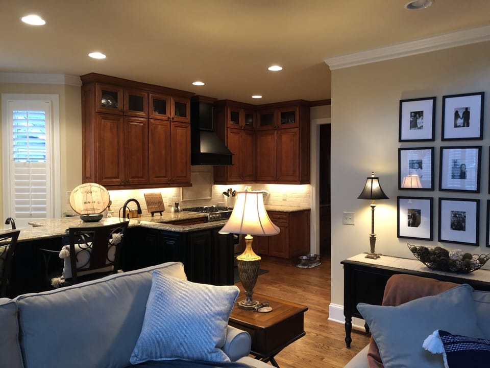 Visit with family and friends with the open floor plan! 