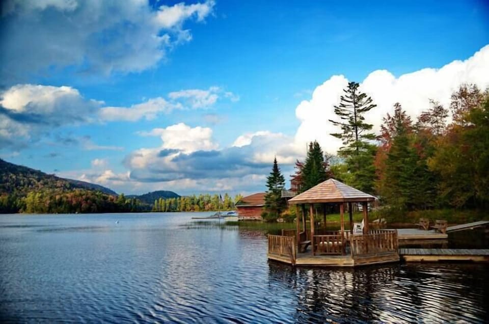 Gazebo on Big Moose lake