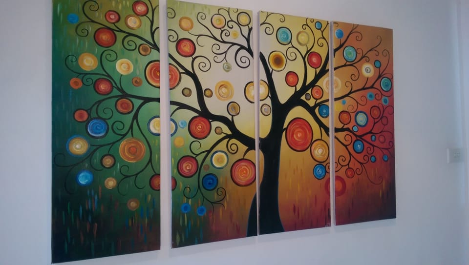 Some of the artwork 
