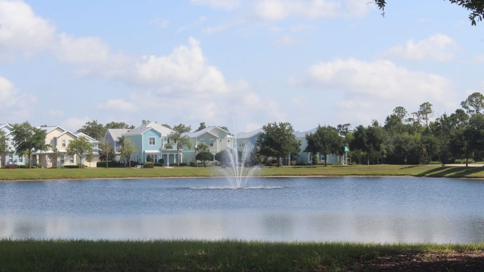 Lake view from the property