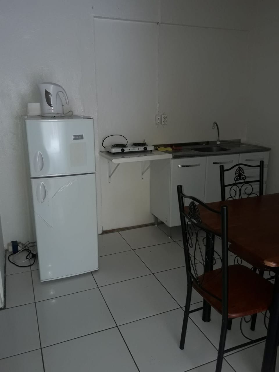 the kitchenette