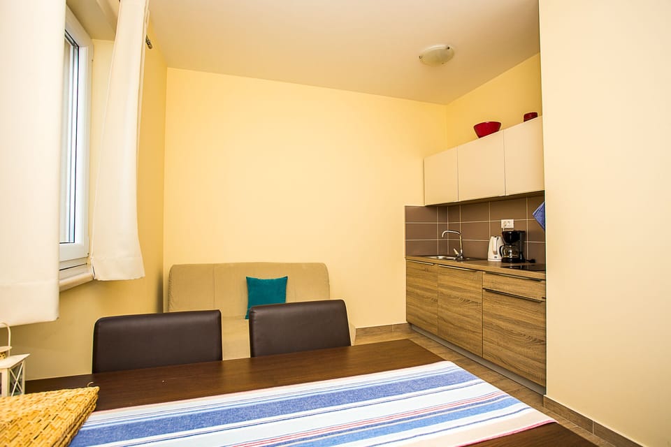 Dining room and kitchen