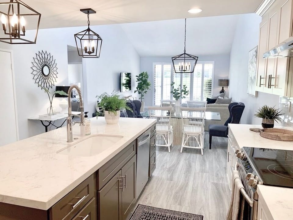 New Stainless Steel Appliances, Large Single Basin Sink
