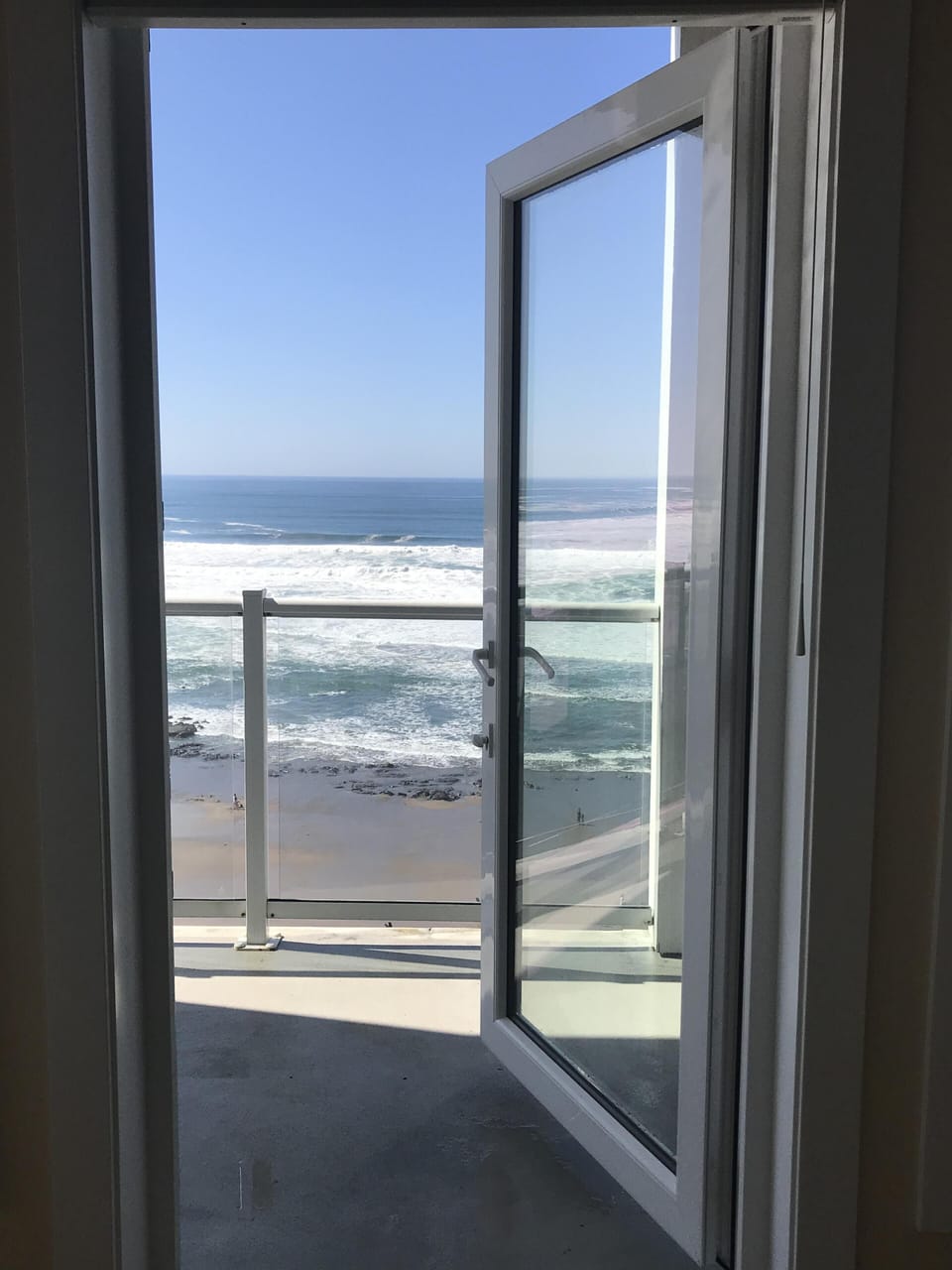 Door to deck and view