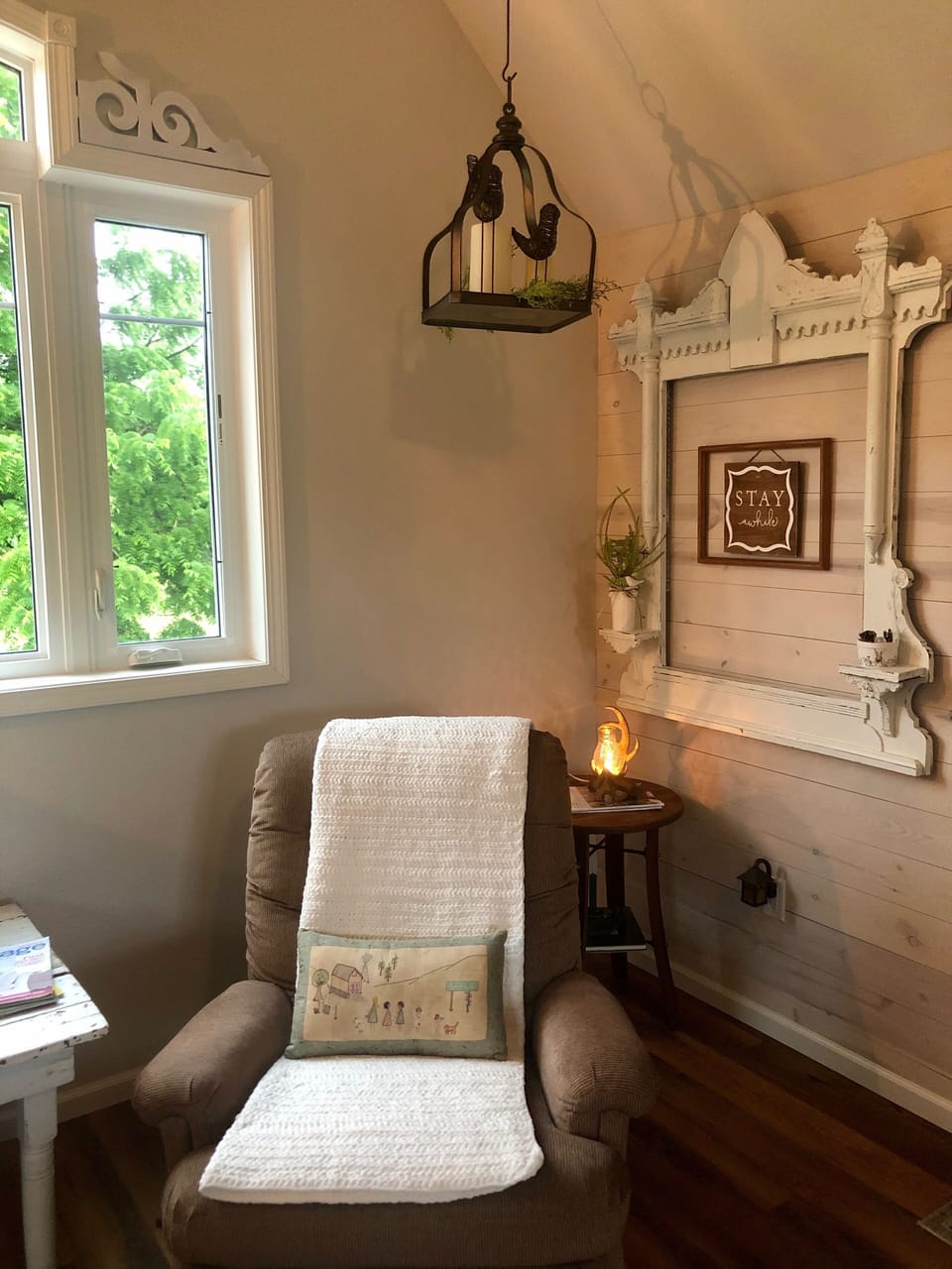 Cozy corner to relax . . . 