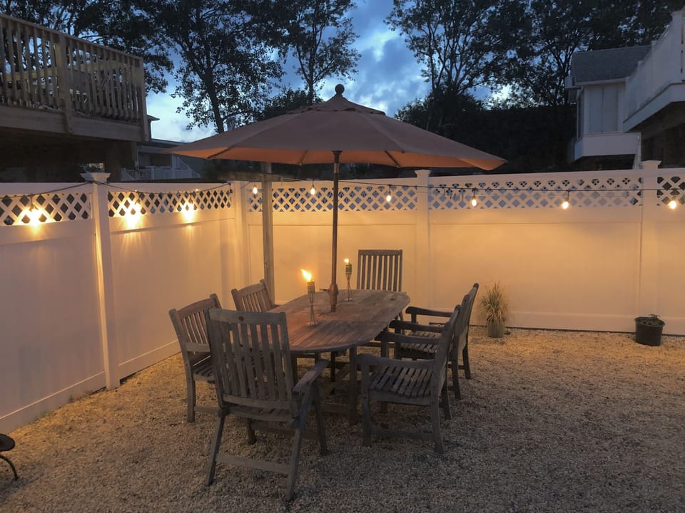 Private Quite Fenced in Backyard

