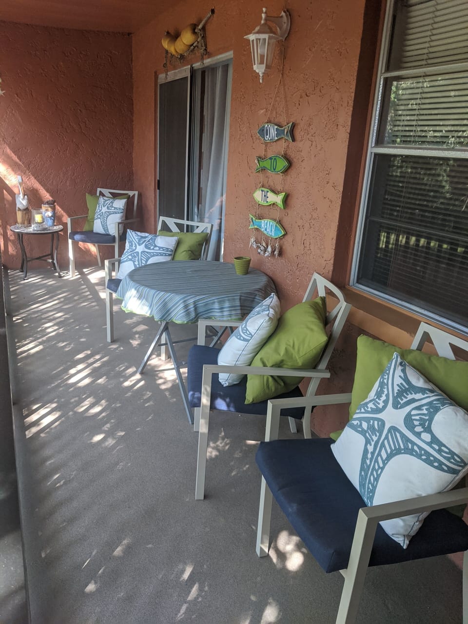 We love our screened in lanai.  We spend most of our time out here