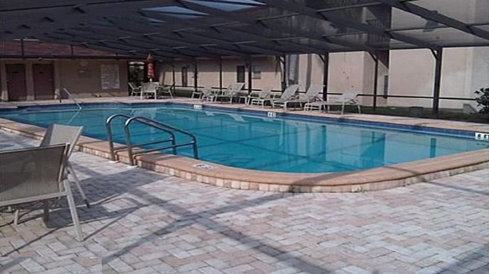 Screened in pool