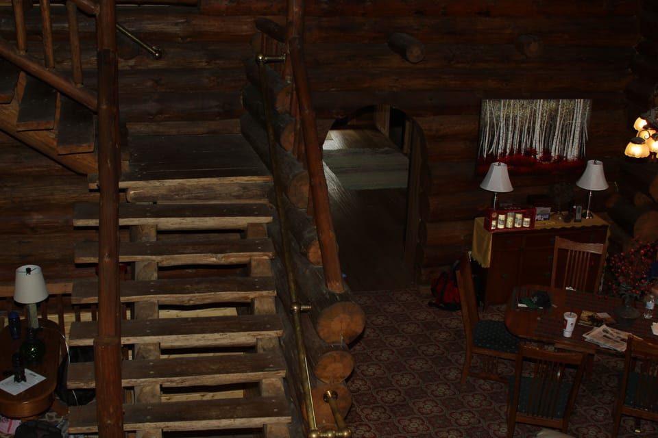 Looking from Loft to Kitchen and Dining