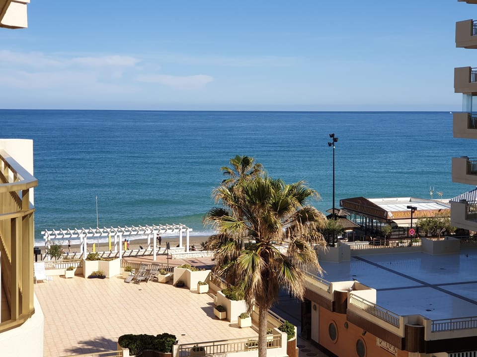 The view from the balcony.