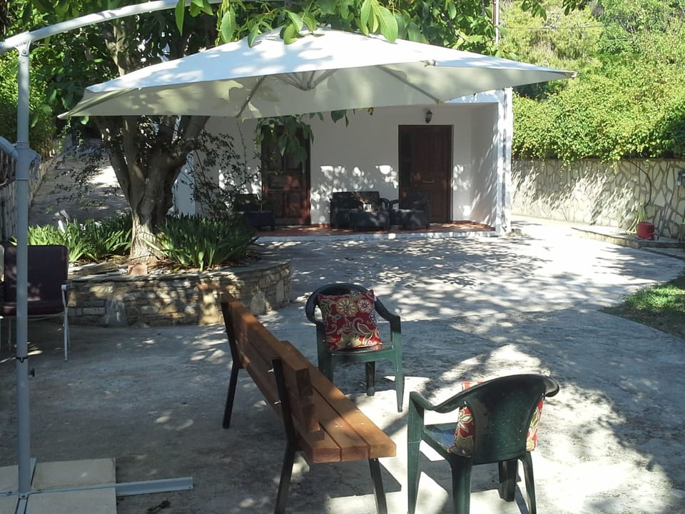 Front of property--just steps away to the beach


