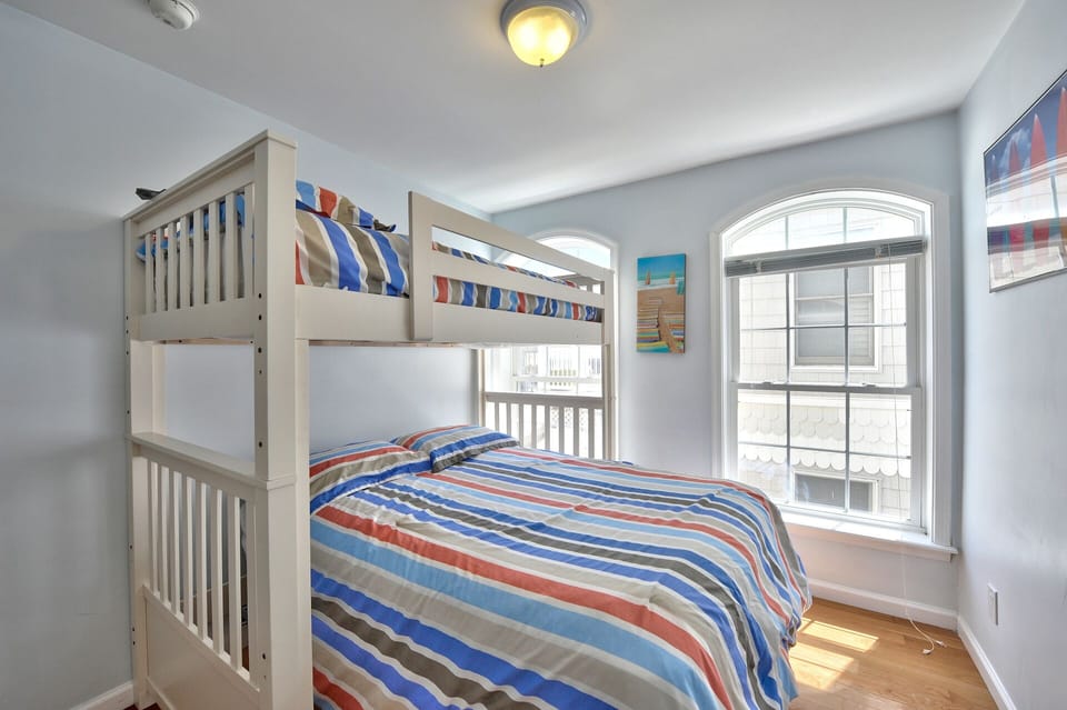 Bedroom #3 with twin over full beds