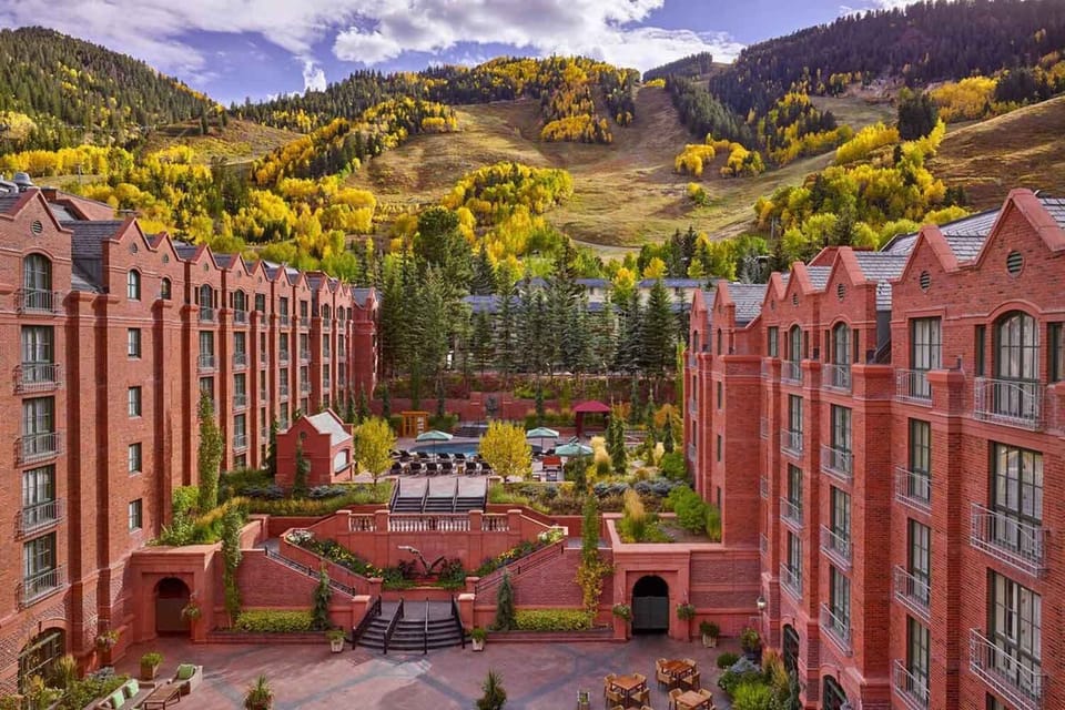 Just steps from Aspen`s signature slopes