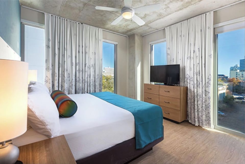 Queen Bed in Guest Bedroom