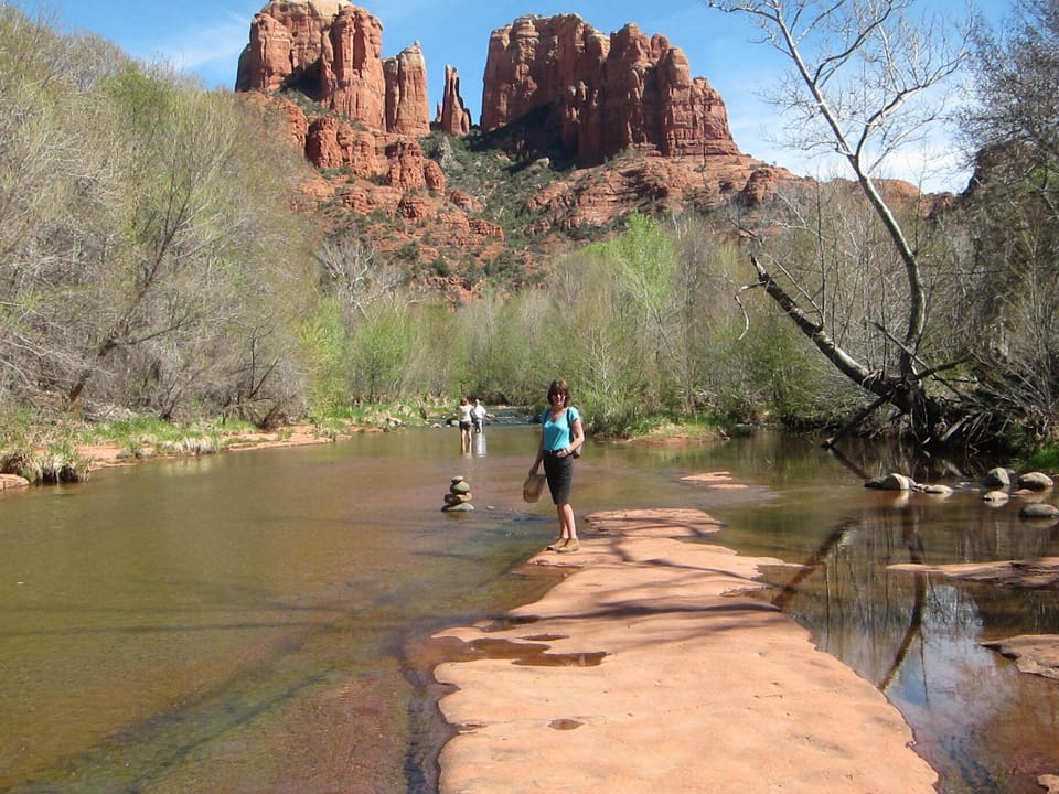 Oak Creek near the Village of Oak Creek - our favourite spot!!