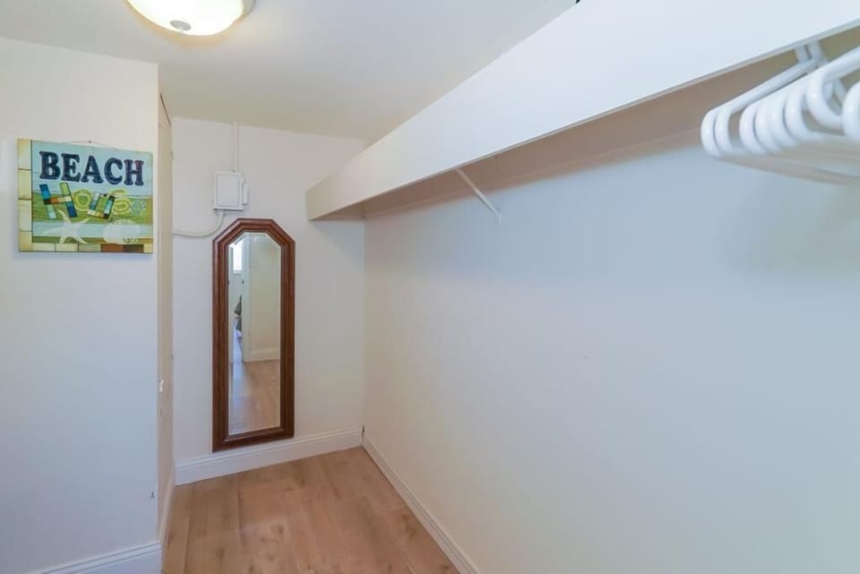 Ample closet space