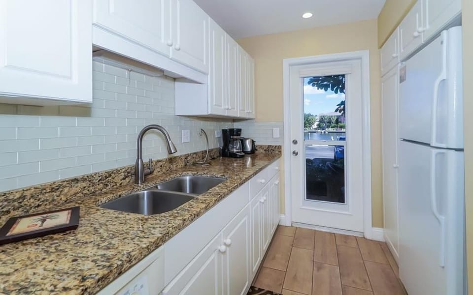 Kitchen to lagoon view