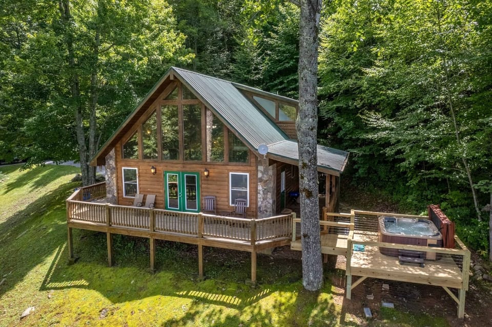 Deck - Front of Mountain Time