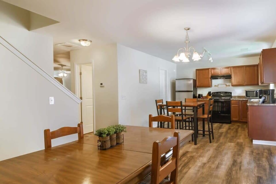 Kitchen and Two Dining Tables