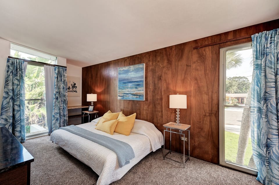 4th bedroom with a bathroom  (futon turns into a queen size bed as this picture)