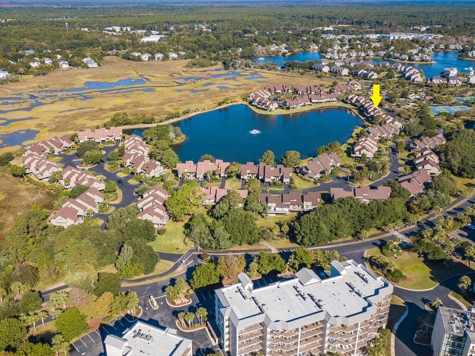 Aerial View - Heron Marsh Villa 40